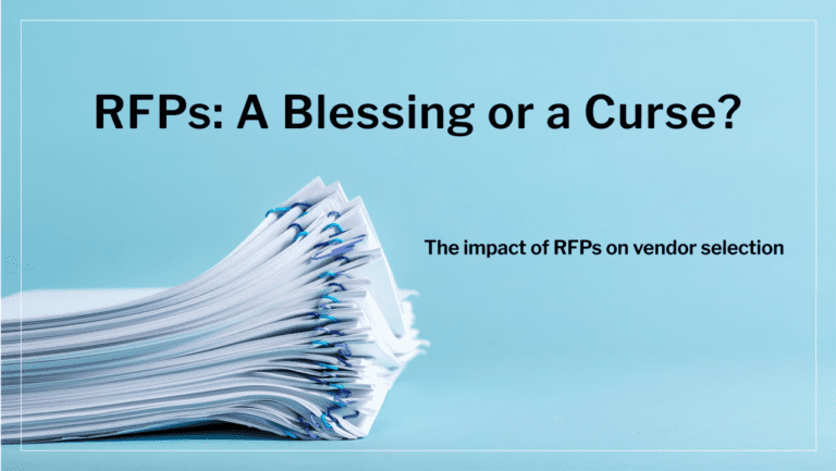 The impact of RFPs on vendor selection